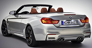 BMW M4 Convertible 2019 rear view