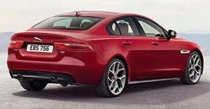 Jaguar XE 2016 rear view