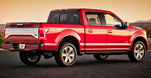 Ford F-150 2017 rear view