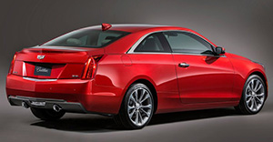 Cadillac ATS Coupe 2016 rear view