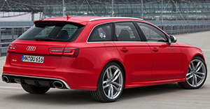 Audi RS 6 2015 rear view