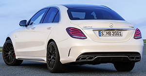 Mercedes-Benz C 63 AMG 2021 rear view