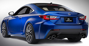 Lexus RC F 2019 rear view