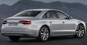 Audi A8 2015 rear view