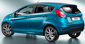 Ford Fiesta 2016 rear view