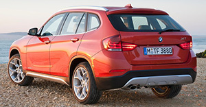 BMW X1 2015 rear view