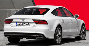 Audi A7 2018 rear view