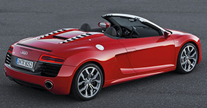 Audi R8 Spyder 2015 rear view