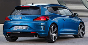 Volkswagen Scirocco R 2016 rear view