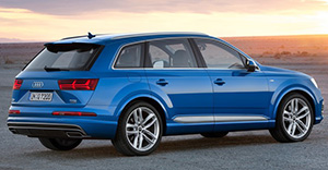 Audi Q7 2018 rear view