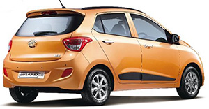 Hyundai Grand i10 2016 rear view