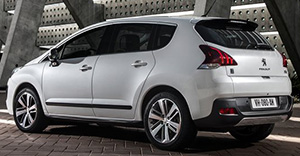 Peugeot 3008 2014 rear view