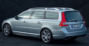 Volvo V70 2014 rear view