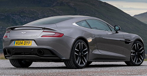 Aston Martin Vanquish 2018 rear view