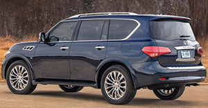 Infiniti QX80 2017 rear view