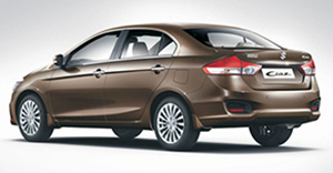 Suzuki Ciaz 2015 rear view