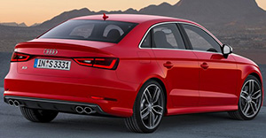 Audi S3 2015 rear view