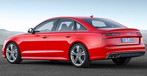 Audi S6 2017 rear view