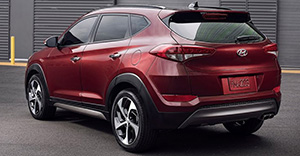 Hyundai Tucson 2018 rear view