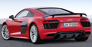 Audi R8 2016 rear view