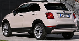 Fiat 500X 2016 rear view