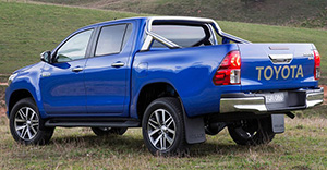 Toyota Hilux 2020 rear view