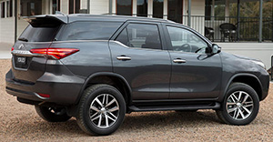 Toyota Fortuner 2016 rear view