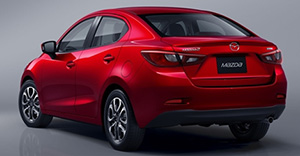 Mazda 2 Sedan 2017 rear view