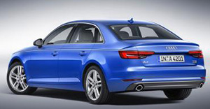 Audi A4 2018 rear view