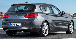 BMW 1-Series 2018 rear view