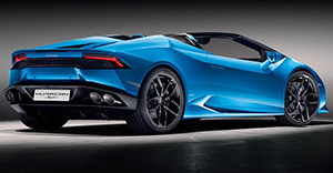 Lamborghini Huracan Spyder 2020 rear view