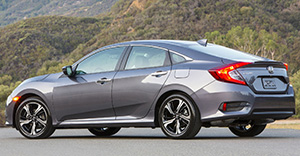 Honda Civic 2017 rear view