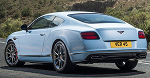 Bentley Continental GT 2016 rear view