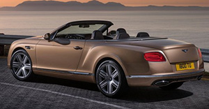 Bentley Continental GTC 2017 rear view