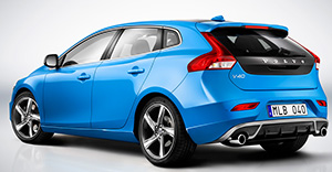 Volvo V40 2016 rear view