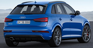 Audi RS Q3 2018 rear view