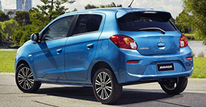 Mitsubishi Mirage 2019 rear view