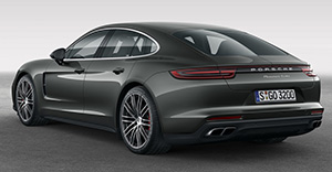 Porsche Panamera 2017 rear view