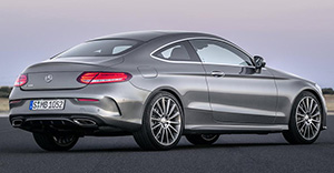 Mercedes-Benz C-Class Coupe 2017 rear view