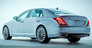 Genesis G90 2019 rear view