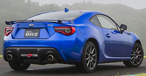 Subaru BRZ 2017 rear view