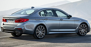 BMW 5-Series 2018 rear view