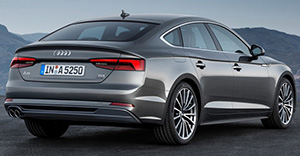 Audi A5 Sportback 2019 rear view