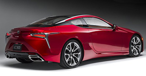 Lexus LC 2020 rear view