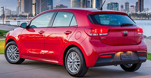 Kia Rio Hatchback 2022 rear view