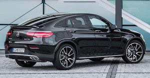 Mercedes-Benz GLC 43 AMG Coupe 2018 rear view