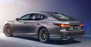 Lexus LS 2020 rear view