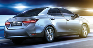 Toyota Corolla 2019 rear view