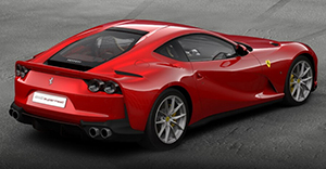 Ferrari 812 Superfast 2021 rear view