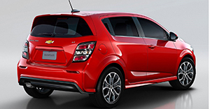 Chevrolet Aveo Hatchback 2018 rear view